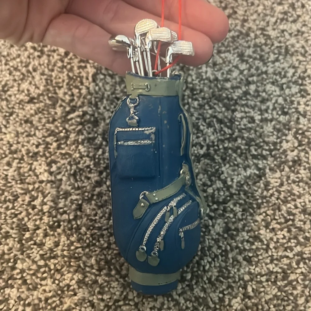 Golf Theme Christmas Tree Ornaments
